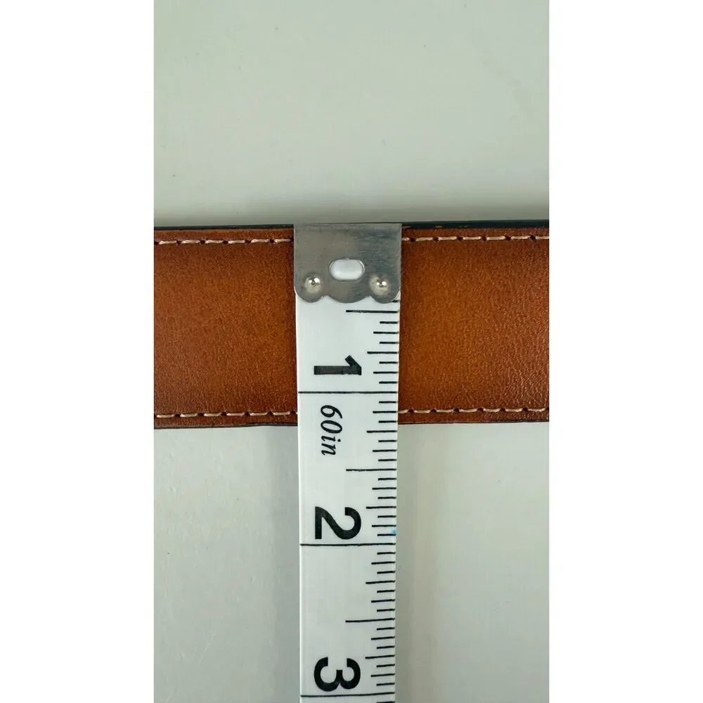 Goodfellow & Co Men's Brown Faux Leather Belt Size M